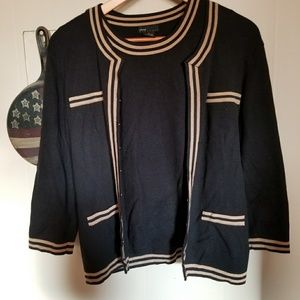 Cardigan with tank